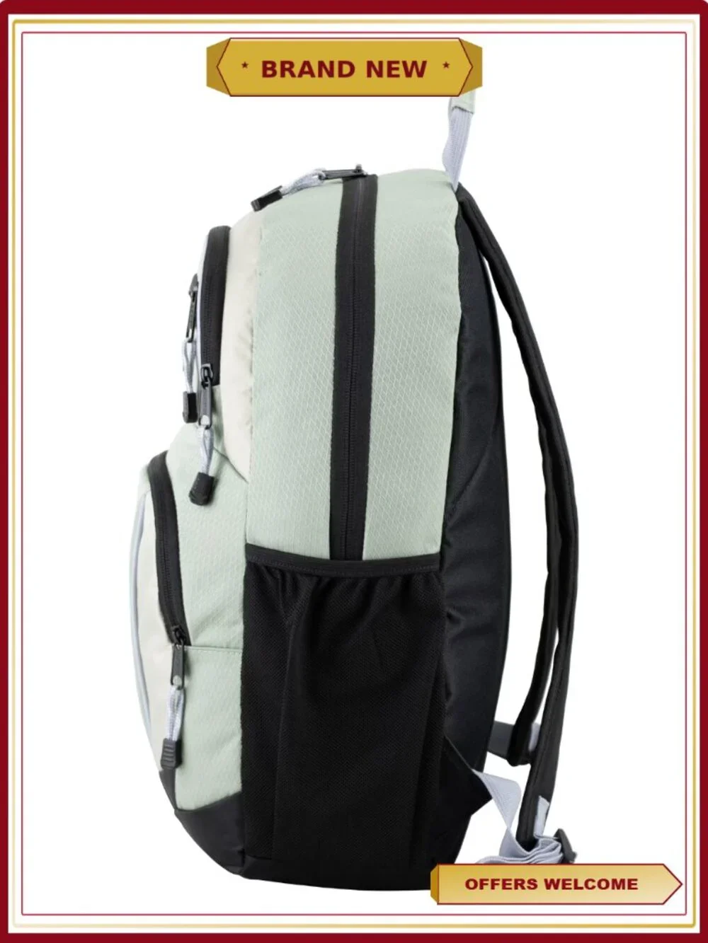 Sport Backpack with Laptop Sleeve Water Bottle Pockets